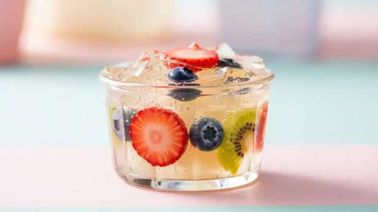 Dessert léger à base de gélatine bariatrique sans sucre ajouté