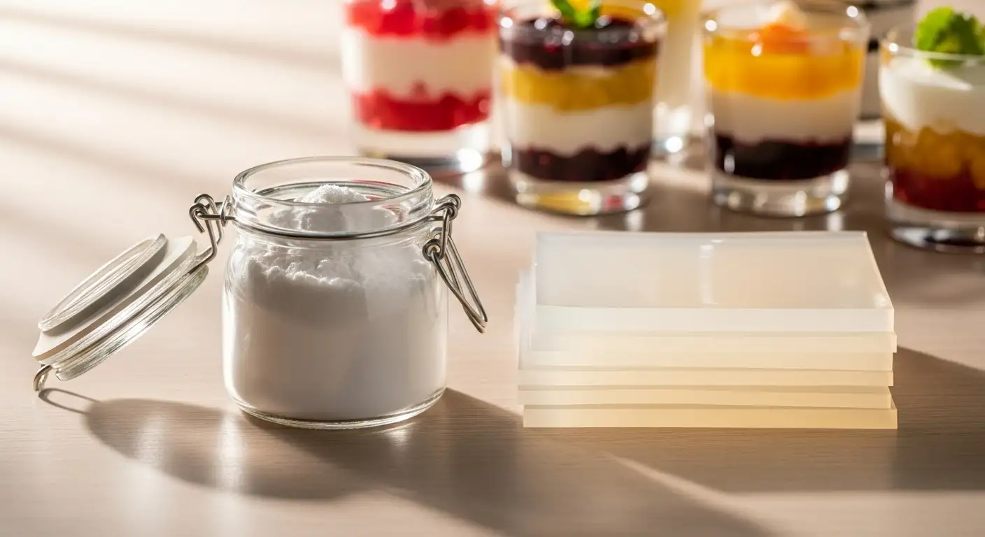 Remplacer la gélatine par l’agar-agar dans une recette bariatrique