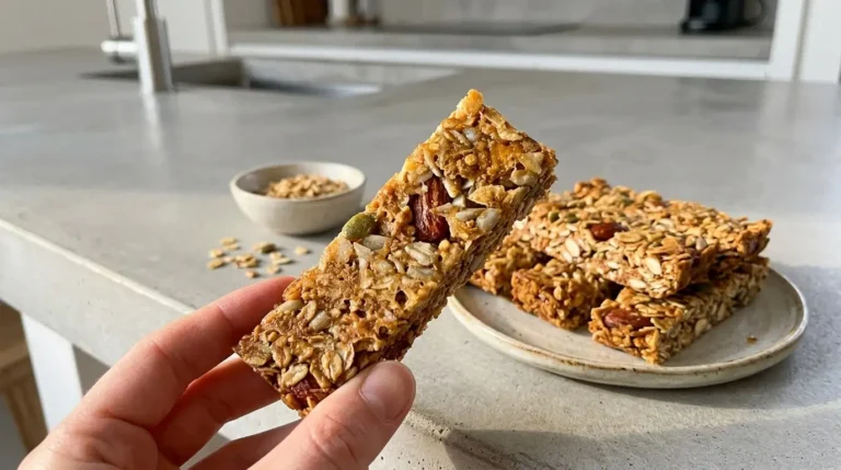 recette barre de cereales healthy croustillant maison