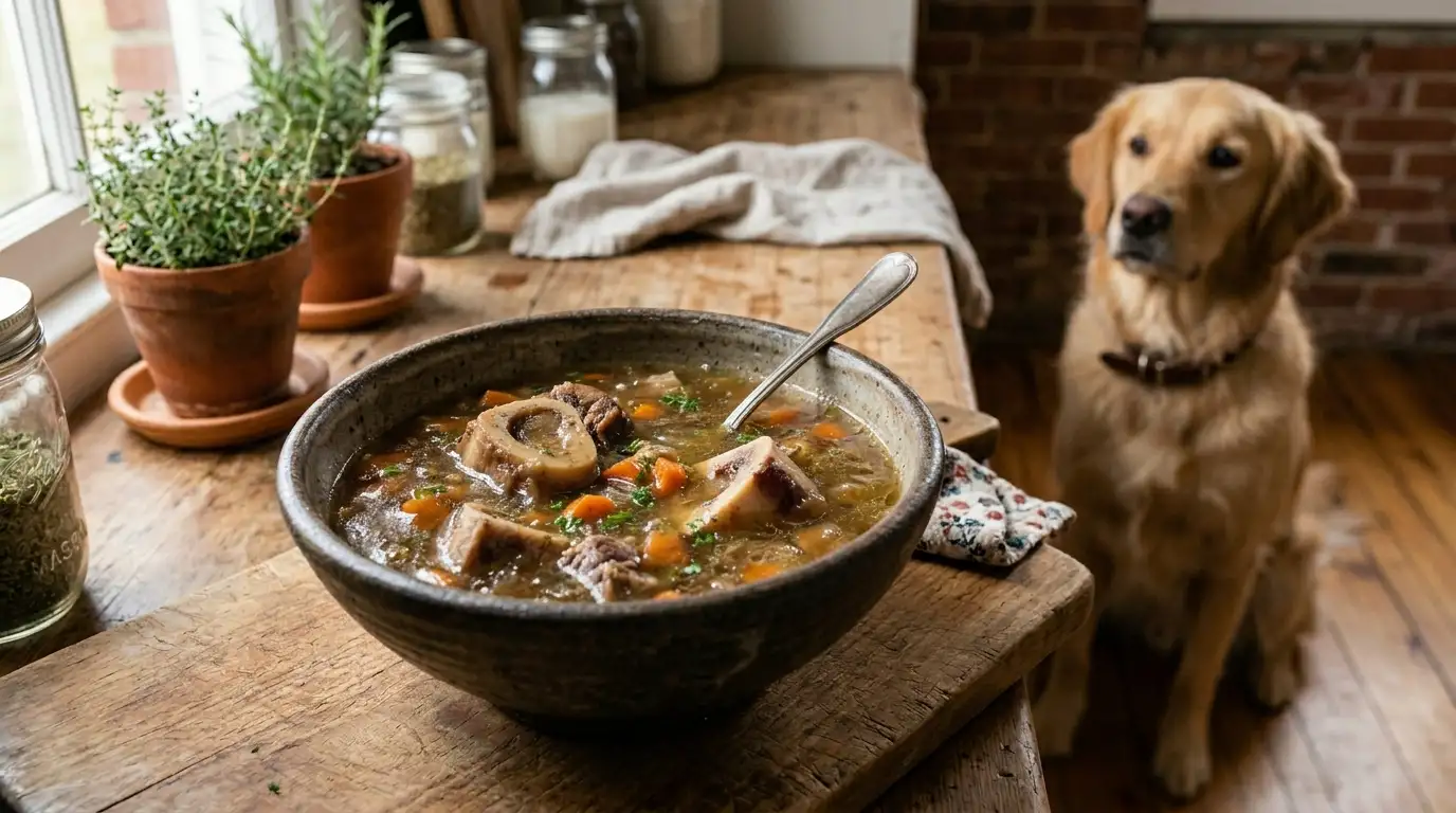 bouillon d’os maison chien chat gélatine collagène